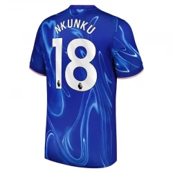 Maillot de Foot Chelsea FC Christopher Nkunku #18 2024-25 Domicile Homme