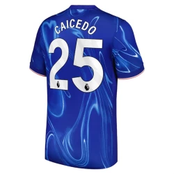 Maillot de Foot Chelsea FC Moisés Caicedo #25 2024-25 Domicile Homme
