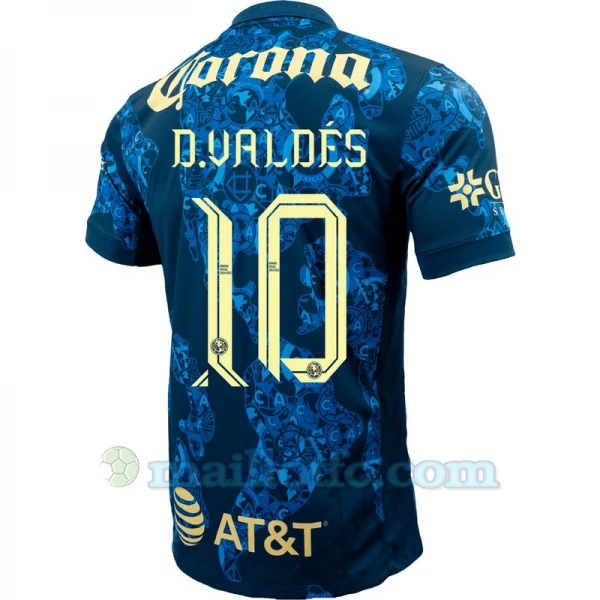 Maillot de Foot Club América 2024-25 D. Valdes #10 Extérieur Homme