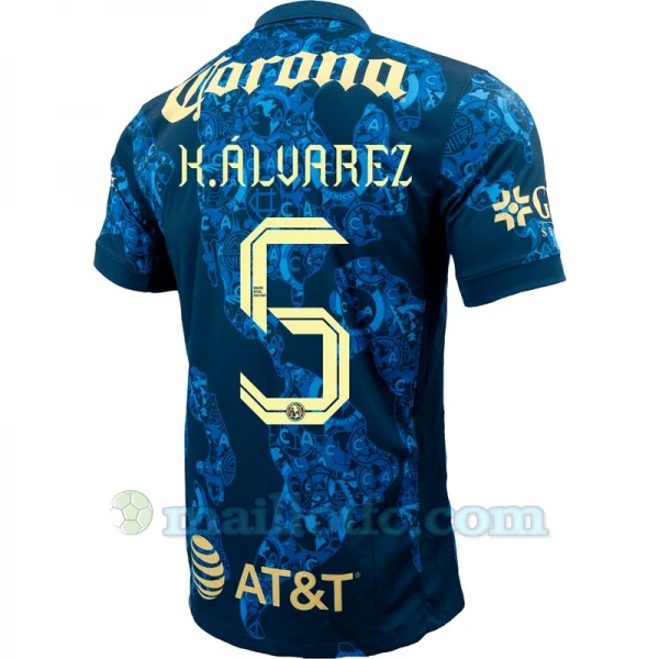 Maillot de Foot Club América 2024-25 K. Alvarez #5 Extérieur Homme