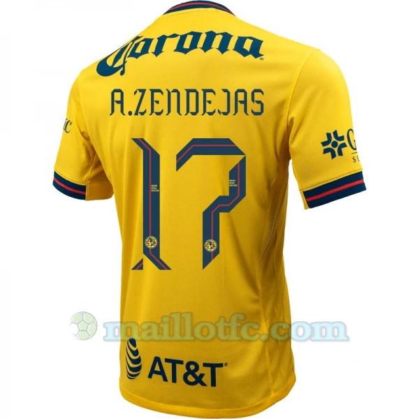 Maillot de Foot Club América A. Zendejas #17 2024-25 Domicile Homme