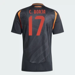 Maillot de Foot Colombie C. Borja #17 Copa America 2024 Extérieur Homme