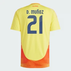 Maillot de Foot Colombie D. Munoz #21 Copa America 2024 Domicile Homme