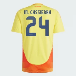 Maillot de Foot Colombie M. Cassierra #24 Copa America 2024 Domicile Homme