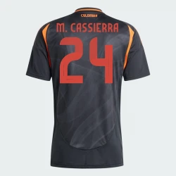 Maillot de Foot Colombie M. Cassierra #24 Copa America 2024 Extérieur Homme