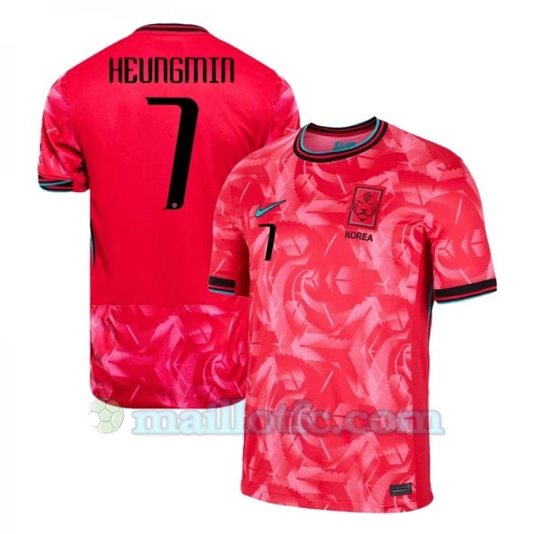 Maillot de Foot Corée du Sud Heungmin #7 2024 Domicile Homme