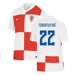 Maillot de Foot Croatie Juranovic #22 Euro 2024 Domicile Homme