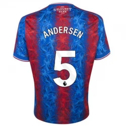 Maillot de Foot Crystal Palace Andersen #5 2024-25 Domicile Homme