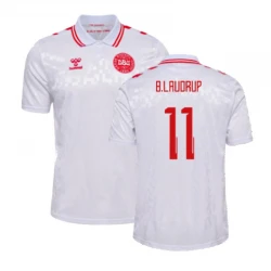 Maillot de Foot Danemark B.Laudrup #11 Euro 2024 Extérieur Homme