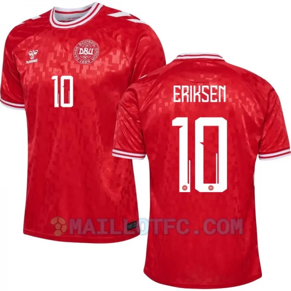 Maillot de Foot Danemark Christian Eriksen #10 Euro 2024 Domicile Homme