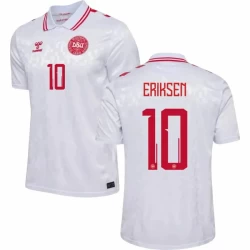 Maillot de Foot Danemark Christian Eriksen #10 Euro 2024 Extérieur Homme