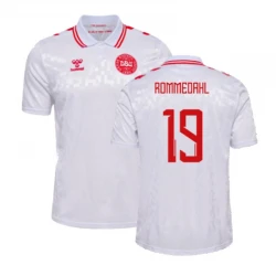 Maillot de Foot Danemark Rommedahl #19 Euro 2024 Extérieur Homme