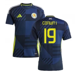 Maillot de Foot Écosse Conway #19 Euro 2024 Domicile Homme