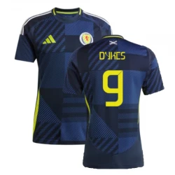 Maillot de Foot Écosse Dykes #9 Euro 2024 Domicile Homme