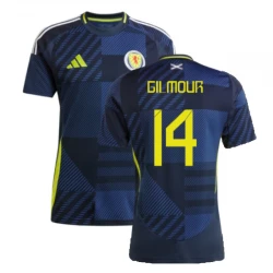 Maillot de Foot Écosse Gilmour #14 Euro 2024 Domicile Homme