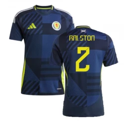 Maillot de Foot Écosse Ralston #2 Euro 2024 Domicile Homme