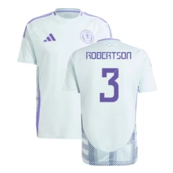 Maillot de Foot Écosse Robertson #3 Euro 2024 Extérieur Homme