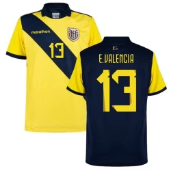 Maillot de Foot Équateur E. Valencia #13 Copa America 2024 Domicile Homme