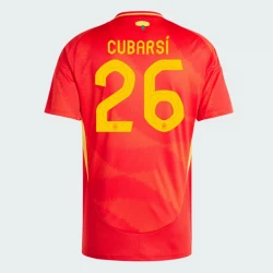 Maillot de Foot Espagne Cubarsi #26 Euro 2024 Domicile Homme