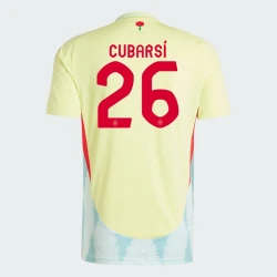 Maillot de Foot Espagne Cubarsi #26 Euro 2024 Extérieur Homme