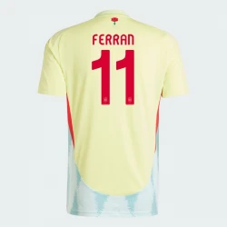 Maillot de Foot Espagne Ferran #11 Euro 2024 Extérieur Homme