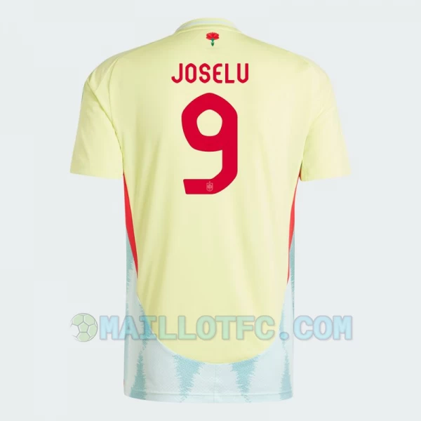 Maillot de Foot Espagne Joselu #9 Euro 2024 Extérieur Homme