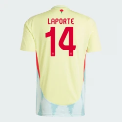 Maillot de Foot Espagne Laporte #14 Euro 2024 Extérieur Homme