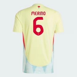 Maillot de Foot Espagne Merino #6 Euro 2024 Extérieur Homme