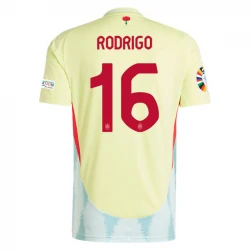 Maillot de Foot Espagne Rodrigo #16 Euro 2024 Extérieur Homme