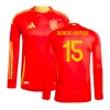 Maillot de Foot Espagne Sergio Ramos #15 Euro 2024 Domicile Homme Manches Longues