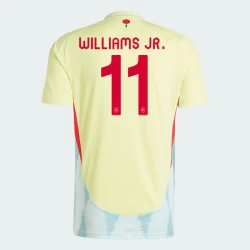 Maillot de Foot Espagne Williams Jr. #11 Euro 2024 Extérieur Homme