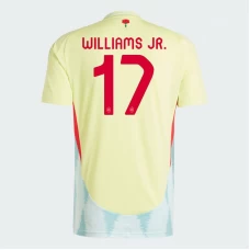 Maillot de Foot Espagne Williams Jr. #17 Euro 2024 Extérieur Homme