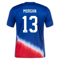 Maillot de Foot Etats-Unis Morgan #13 Copa America 2024 Extérieur Homme