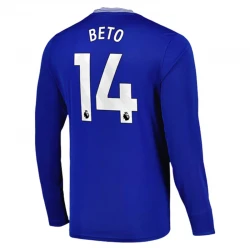 Maillot de Foot Everton FC Beto #14 2024-25 Domicile Homme Manches Longues