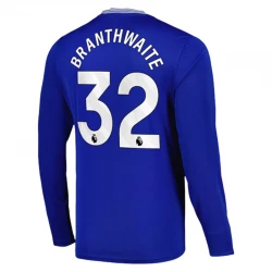 Maillot de Foot Everton FC Branthwaite #32 2024-25 Domicile Homme Manches Longues