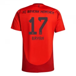 Maillot de Foot FC Bayern München Bryan #17 2024-25 Domicile Homme