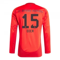 Maillot de Foot FC Bayern München Dier #15 2024-25 Domicile Homme Manches Longues