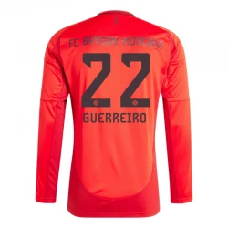 Maillot de Foot FC Bayern München Guerreiro #22 2024-25 Domicile Homme Manches Longues