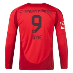 Maillot de Foot FC Bayern München Harry Kane #9 2024-25 Domicile Homme Manches Longues