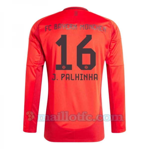 Maillot de Foot FC Bayern München J. Palhinha #16 2024-25 Domicile Homme Manches Longues