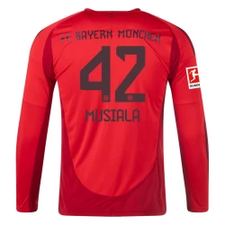 Maillot de Foot FC Bayern München Jamal Musiala #42 2024-25 Domicile Homme Manches Longues