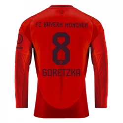 Maillot de Foot FC Bayern München Leon Goretzka #8 2024-25 Domicile Homme Manches Longues