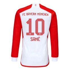 Maillot de Foot FC Bayern München Leroy Sané #10 2023-24 Domicile Homme Manches Longues