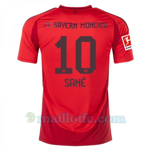 Maillot de Foot FC Bayern München Leroy Sané #10 2024-25 Domicile Homme