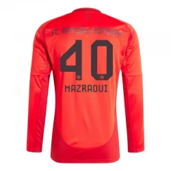 Maillot de Foot FC Bayern München Mazraoui #40 2024-25 Domicile Homme Manches Longues