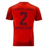 Maillot de Foot FC Bayern München Upamecano #2 2024-25 Domicile Homme