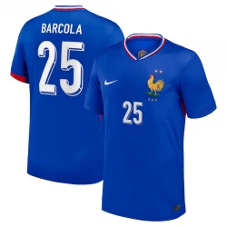 Maillot de Foot France Barcola #25 Euro 2024 Domicile Homme