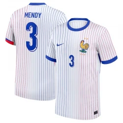 Maillot de Foot France Benjamin Mendy #3 Euro 2024 Extérieur Homme