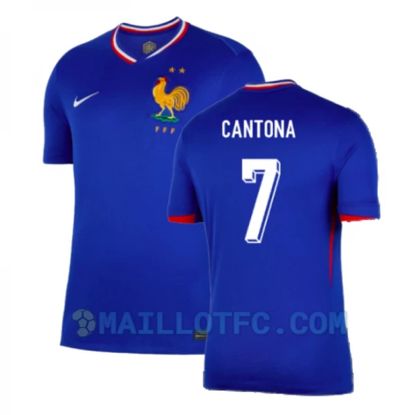 Maillot de Foot France Cantona #7 Euro 2024 Domicile Homme