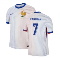 Maillot de Foot France Cantona #7 Euro 2024 Extérieur Homme